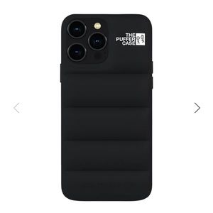 Black Puffer Phone Case